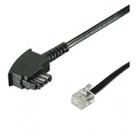 Goobay 68535 cavo telefonico 3 m Nero (68535)