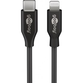 Goobay 39428 cavo Lightning 0,5 m Nero (39428)