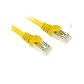 Sharkoon 1m Cat.6 S/FTP cavo di rete Giallo Cat6 S/FTP (S-STP) (4044951014774)