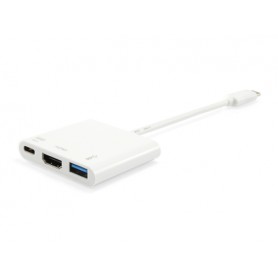 Equip 133461 hub di interfaccia USB 3.2 Gen 1 (3.1 Gen 1) Type-C Bianco (133461)