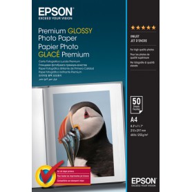 Epson Premium, DIN A4, 255g/m² carta fotografica Bianco Lucida (C13S041624)