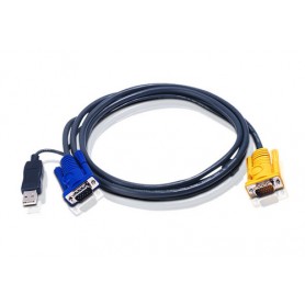 Aten 2L-5203UP cavo per tastiera, video e mouse Nero 3 m (14016633)