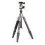 Cullmann Mundo 522TC treppiede Fotocamere digitali/film 3 gamba/gambe Nero, Argento (55456)