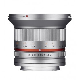 Samyang 12mm F2.0 NCS CS SLR Obiettivo ampio Argento (1220510102)
