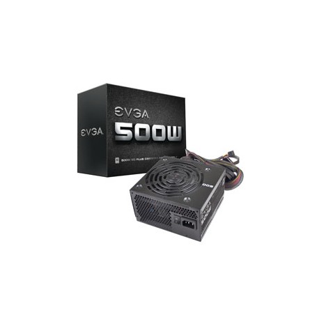 EVGA 100-W1-0500-K2 alimentatore per computer 500 W 24-pin ATX ATX Nero (100-W1-0500-K2)