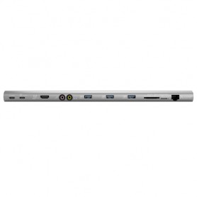 Terratec Connect c6 USB 3.2 Gen 1 (3.1 Gen 1) Type-C 5000 Mbit/s Argento (251739)