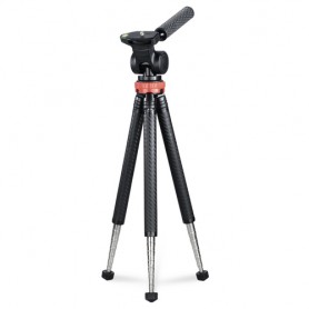 Hama Traveller Pro treppiede Smartphone/fotocamera di azione 3 gamba/gambe Nero, Rosso (00004631)
