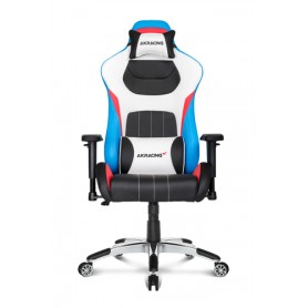AKRacing Premium Sedia da gaming per PC Sedia imbottita tappezzata Nero, Blu, Rosso, Bianco (AK-PREMIUM-TRI)