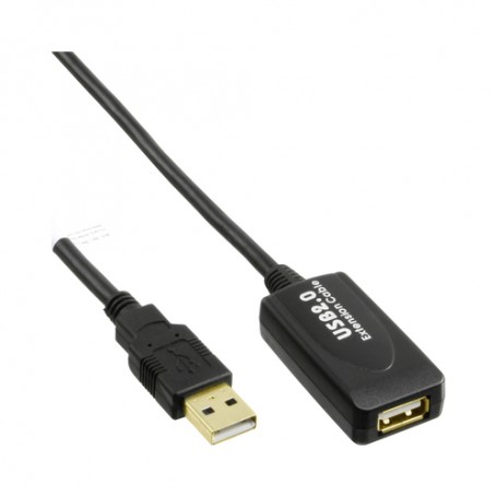 InLine 15m USB 2.0 A m/f cavo USB USB A (34612I)
