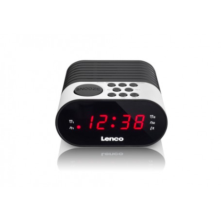 Lenco CR-07 Orologio Nero, Bianco (CR07 WHITE)