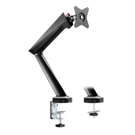 LogiLink BP0091 supporto da tavolo per Tv a schermo piatto 81,3 cm (32") Morsa Nero, Rosso (BP0091)