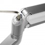 LogiLink BP0090 supporto da tavolo per Tv a schermo piatto 68,6 cm (27") Morsa Argento (BP0090)