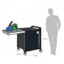 lockncharge Carrier 30 Carrello per la gestione dei dispositivi portatili Nero, Blu, Verde, Metallico (LNC10374)