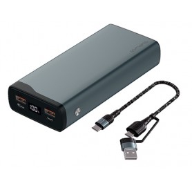 4smarts VoltHub Pro batteria portatile Polimeri di litio (LiPo) 20000 mAh Nero, Metallico (468778)