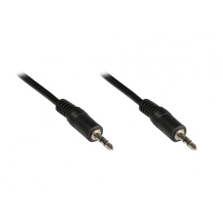 Alcasa 1970-03 cavo audio 3 m 3.5mm Nero (1970-03)