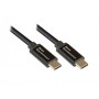 Alcasa 2213-SF005S cavo USB 0,5 m USB 2.0 USB C Nero (2213-SF005S)