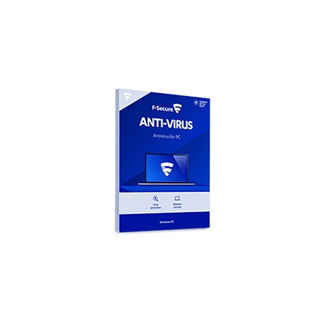 F-SECURE Anti-Virus 3 licenza/e Download di software elettronico (ESD) Multilingua 1 anno/i (FCACBR1N003E2)