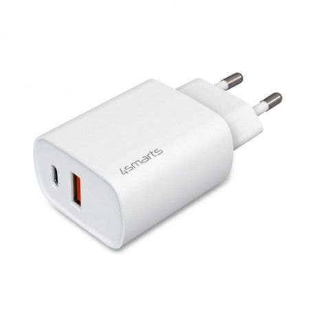 4smarts 465602 Caricabatterie per dispositivi mobili Bianco Interno (465602)