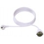 Bachmann 5m Schuko H05VV­F 3G 1.50mm² Bianco (341.286)