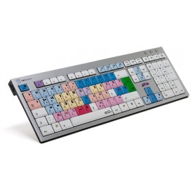 Logickeyboard Avid Media Composer tastiera USB QWERTZ Tedesco Alluminio (LKB-MCOM4-AJPU-DE)