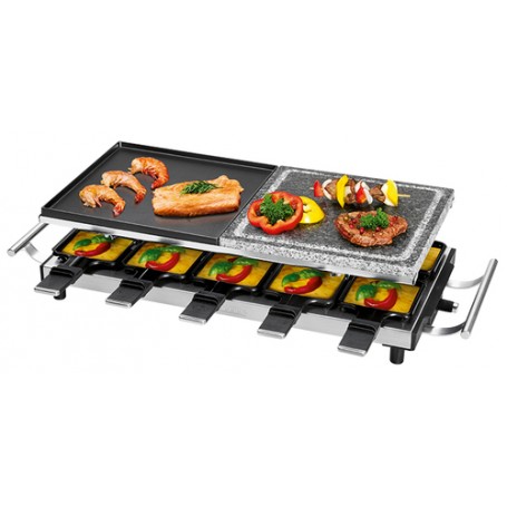 ProfiCook PC-RG 1144 1700 W Nero, Acciaio satinato (501144)
