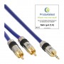 InLine 15m RCA/3.5mm Premium cavo audio Blu (89945P)