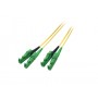 Alcasa 0.5m E2000/APC cavo a fibre ottiche 0,5 m E-2000 (APC) 2x E-2000 (APC) OS2 Verde, Giallo (LW-70054EA)