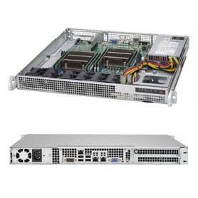 Supermicro SuperServer SYS-6018R-MD Intel® C612 LGA 2011 (Socket R) Rack (1U) Argento (SYS-6018R-MD)