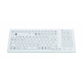 GETT Eingabegeräte tastiera USB QWERTZ Tedesco Bianco (KG22204)