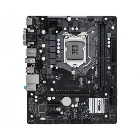 Asrock H470M-HDV/M.2 Intel H470 LGA 1200 (Socket H5) micro ATX (90-MXBG80-A0UAYZ)