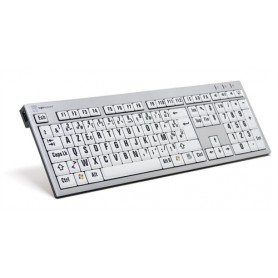 Logickeyboard LargePrint tastiera USB ĄŽERTY Francese Bianco (LKB-LPRNTBW-AJPU-FR)