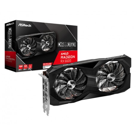 Asrock Challenger AMD Radeon RX 6600 D 8GB GDDR6 (90-GA2RZZ-00UANF) (90-GA2RZZ-00UANF_PROMO)