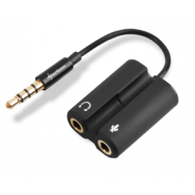 Sharkoon PMP35 cavo audio 0,12 m 3.5 mm stereo jack 3,5 mm Nero (PMP35)