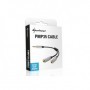 Sharkoon 0.12m, 3.5mm/2x3.5mm cavo audio 0,12 m Nero, Argento (4044951019632)