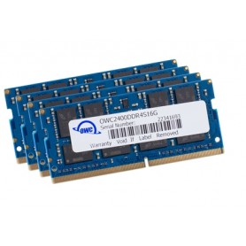 OWC OWC2400DDR4S64S memoria 64 GB 4 x 16 GB DDR4 2400 MHz (OWC2400DDR4S64S)
