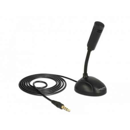 DeLOCK 65872 microfono Nero Microfono per cellulare/smartphone (65872)