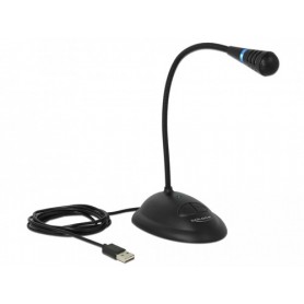 DeLOCK 65871 microfono Nero Microfono per PC (65871)