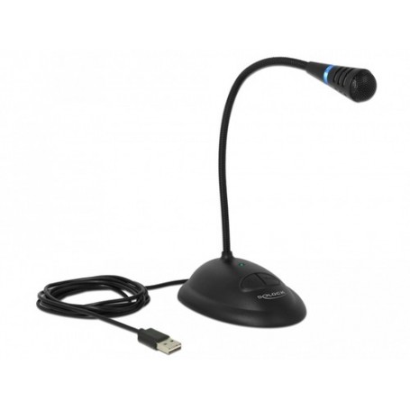 DeLOCK 65871 microfono Nero Microfono per PC (65871)