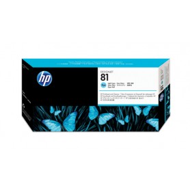 HP Testina di stampa dye e dispositivi di pulizia ciano chiaro DesignJet 81 (C4954A)
