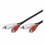 Goobay AVK 128-150 1.5m cavo audio 1,5 m 2 x RCA Nero (50028)