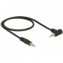 DeLOCK 0.5m 3.5mm M/M cavo audio 0,5 m Nero (83752)