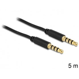 DeLOCK 83438 cavo audio 5 m 3.5mm Nero (83438)