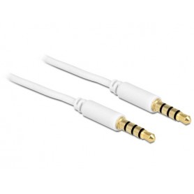 DeLOCK 83440 cavo audio 1 m 3.5mm Bianco (83440)