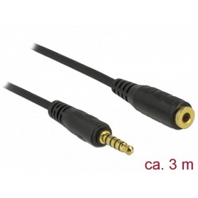 DeLOCK 85703 cavo audio 3 m 3.5mm Nero (85703)