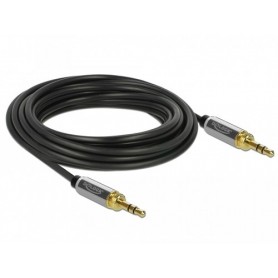 DeLOCK 85788 cavo audio 5 m 3.5mm Nero, Grigio (85788)