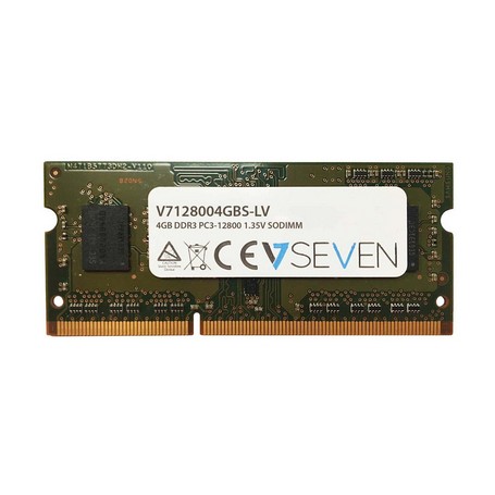 V7 4GB DDR3 PC3-12800 - 1600mhz SO DIMM Notebook Módulo de memoria - V7128004GBS-LV (V7128004GBS-LV)