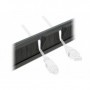 DeLOCK 66344 porta accessori Pannello spazzolato (66344)
