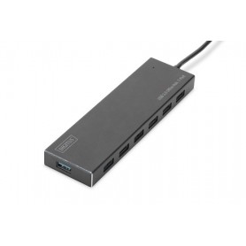 Digitus DA-70241-1 hub di interfaccia USB 3.2 Gen 1 (3.1 Gen 1) Type-A 5000 Mbit/s Grigio (DA-70241-1)