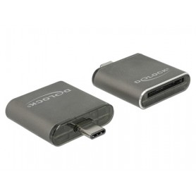 DeLOCK 91498 lettore di schede USB 3.2 Gen 1 (3.1 Gen 1) Type-C Nero (91498)