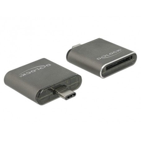 DeLOCK 91498 lettore di schede USB 3.2 Gen 1 (3.1 Gen 1) Type-C Nero (91498)